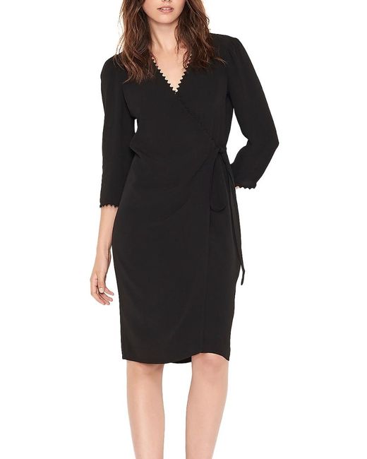 copper wrap dress