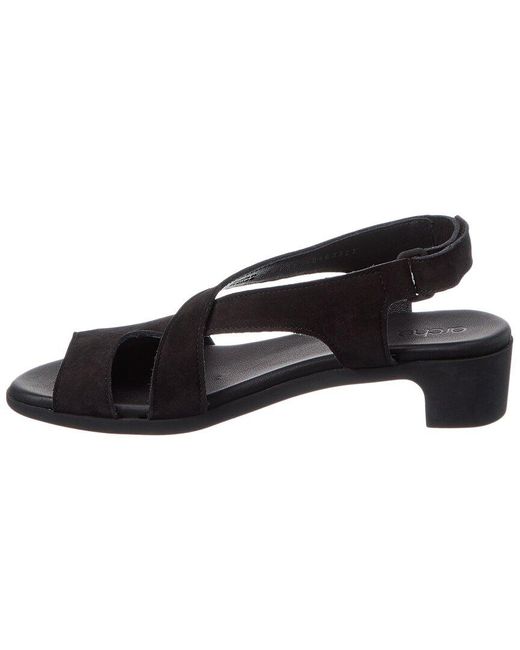 Arche Black Kisbye Suede Sandal