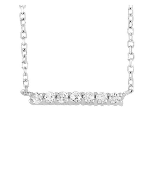 Diamond Select Cuts White 14K 0.1 Ct. Tw. Diamond Pendant Necklace