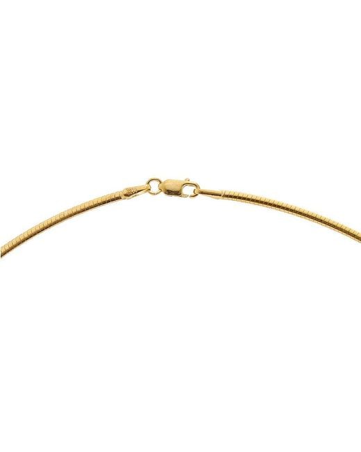 Italian Gold Metallic 14K Necklace