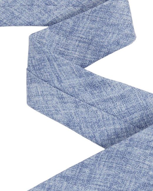 Reiss Blue Azzurro Plain Necktie for men