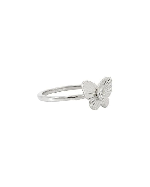 Maitre De Diamant White 18K 0.03 Ct. Tw. Diamond Ring