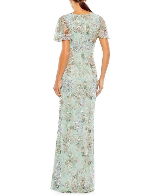 Mac Duggal Metallic Gown