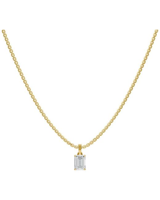 Lab Grown Diamonds Metallic 14K 1.00 Ct. Tw. Lab-Grown Diamond Necklace