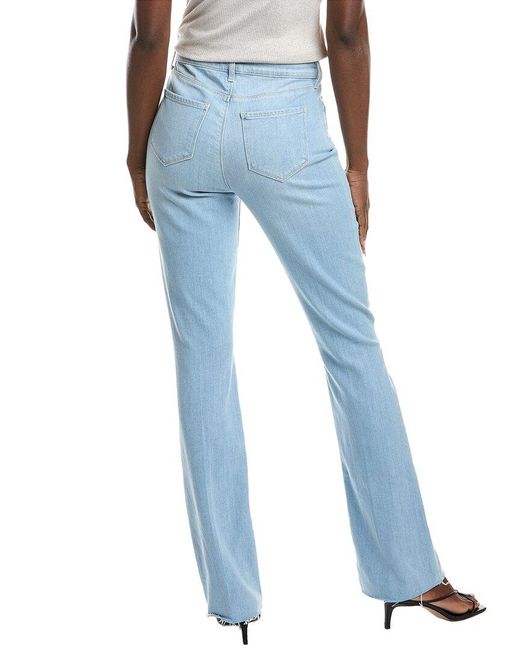 L'Agence Blue Ruth High Rise Straight Jean