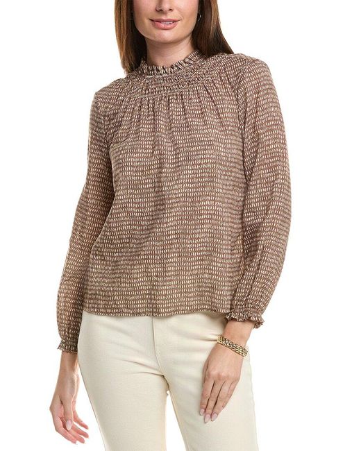 J.McLaughlin Brown Antonia Blouse