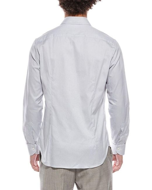 Canali Gray Dress Shirt for men