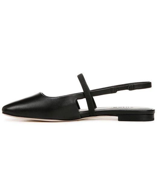 Vince Black Bernice-B Leather Slingback