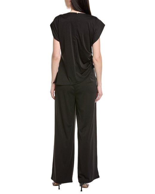 HL Affair Black 2Pc Top & Pant Set
