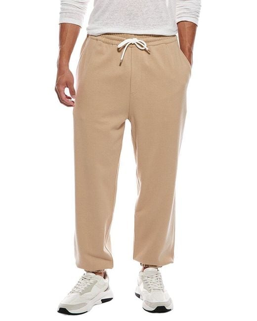 Brunello Cucinelli Natural Solid Lounge Pant for men