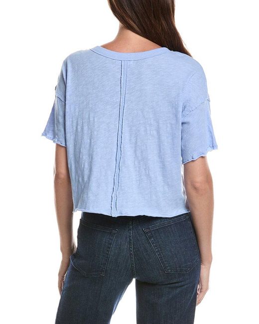 Z Supply Blue Everyday Pocket T-Shirt
