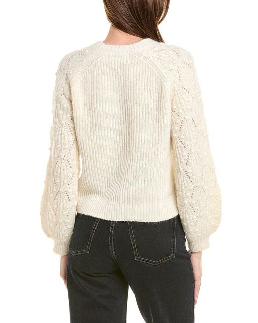 Splendid Natural Rayne Mohair & Wool-blend Sweater