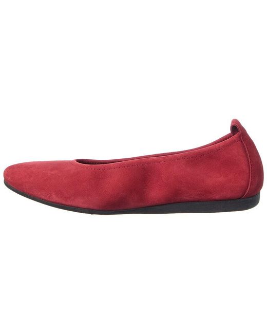 Arche Red Laius Leather Flat