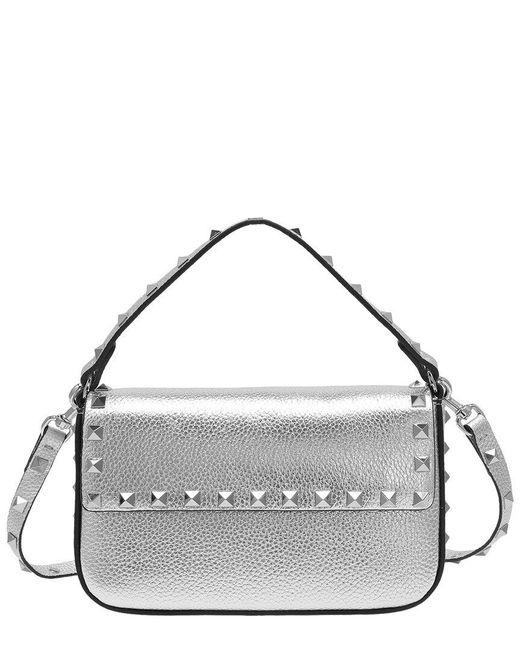 Tiffany & Fred Paris Metallic Tiffany And Fred Paris Studded Leather Mini Shoulder Bag