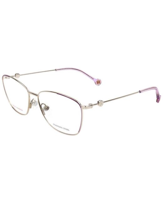 Carolina Herrera White 57Mm Optical Frames