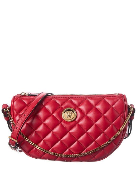 Versace Red Medusa Leather Pochette