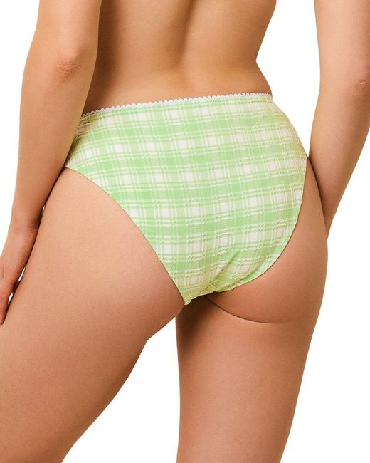 Solid & Striped Green The Daphne Bottom