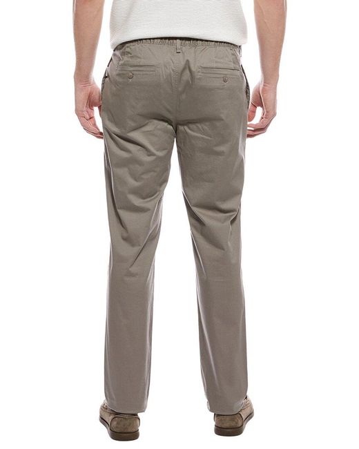 Onia Gray Garment Dye Drawstring Pant for men