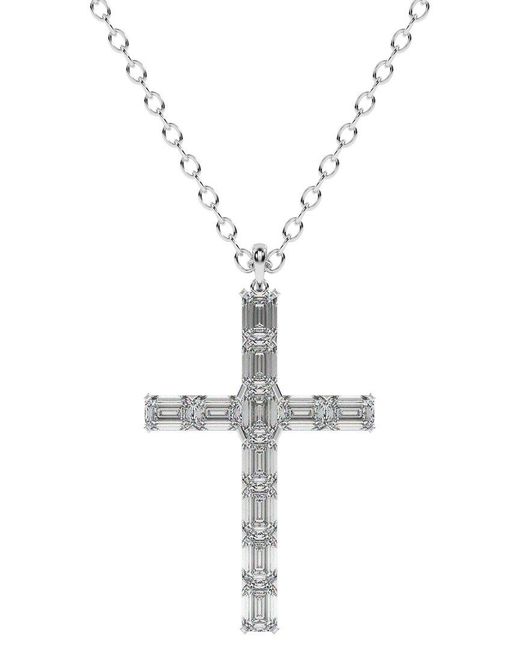 Lab Grown Diamonds White 14K 6.00 Ct. Tw. Lab-Grown Diamond Necklace