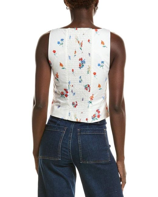 Wayf Blue Blouse