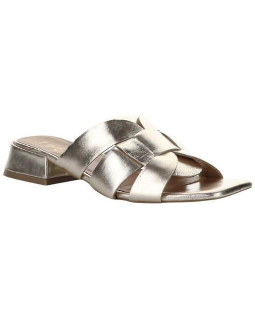 Bos. & Co. Metallic Bos. & Co. Ellis Leather Sandal