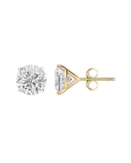 Forever Creations Signature Metallic Forever Creations 14K 0.50 Ct. Tw. Lab Grown Diamond Studs