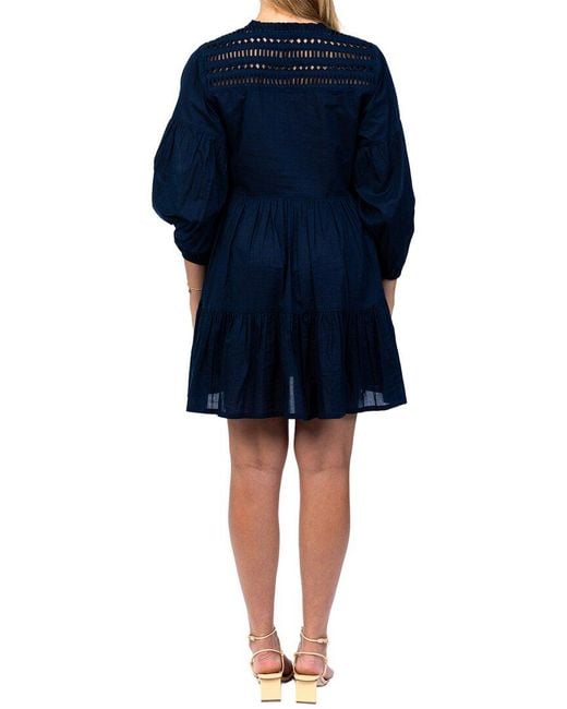 Tolani Blue Hadi Mini Dress