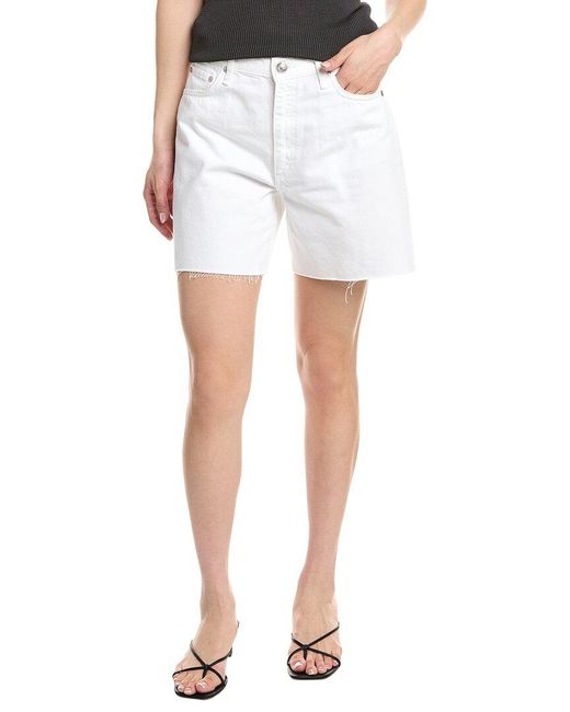 Rag & Bone White Kaia Short Short