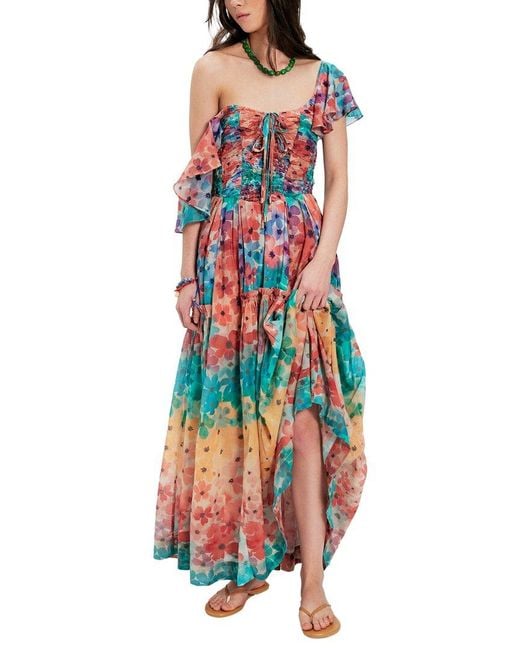 Free People White Sunshine Maxi Dress