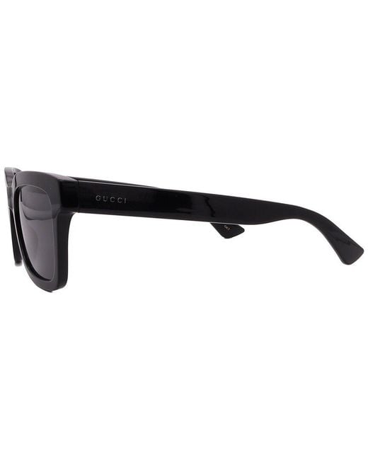 Gucci Black Gg0001Sn 52Mm Sunglasses