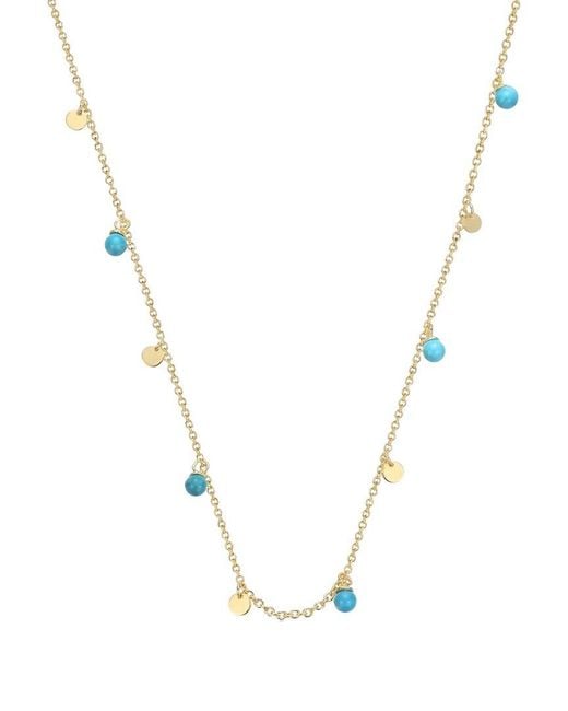Genevive Jewelry Metallic Rachel Glauber 14K Plated Charm Necklace