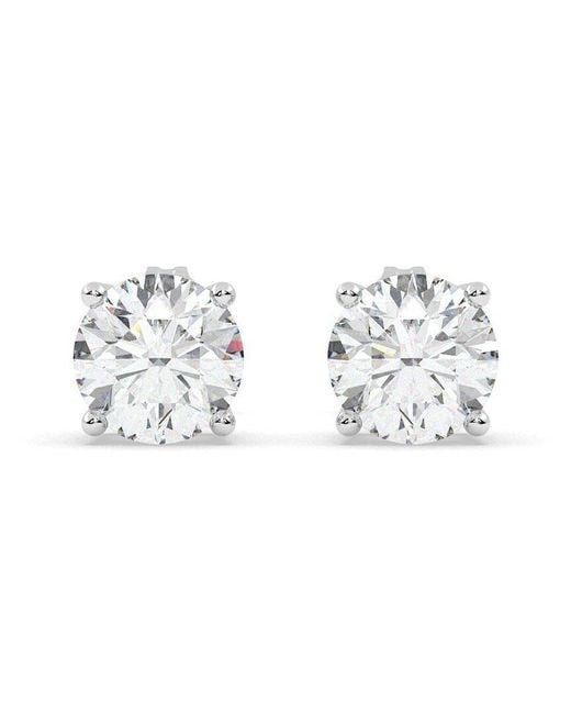 Lab Grown Diamonds White 14K 1.00 Ct. Tw. Lab-Grown Diamond Earrings