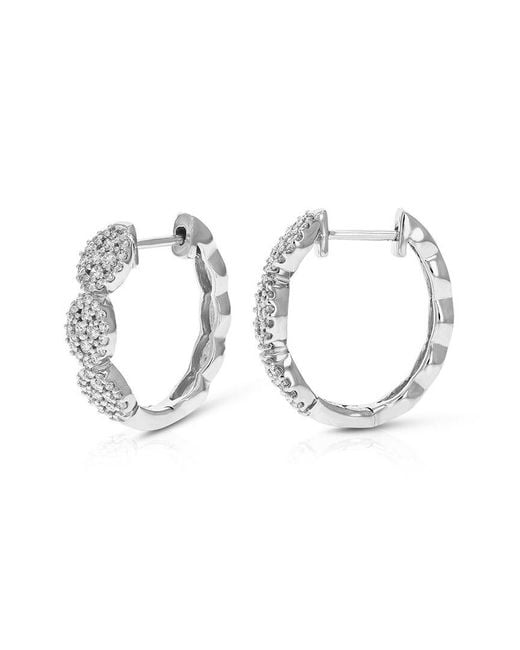 Amairah White 0.50 Ct. Tw. Lab-Grown Diamond Hoops