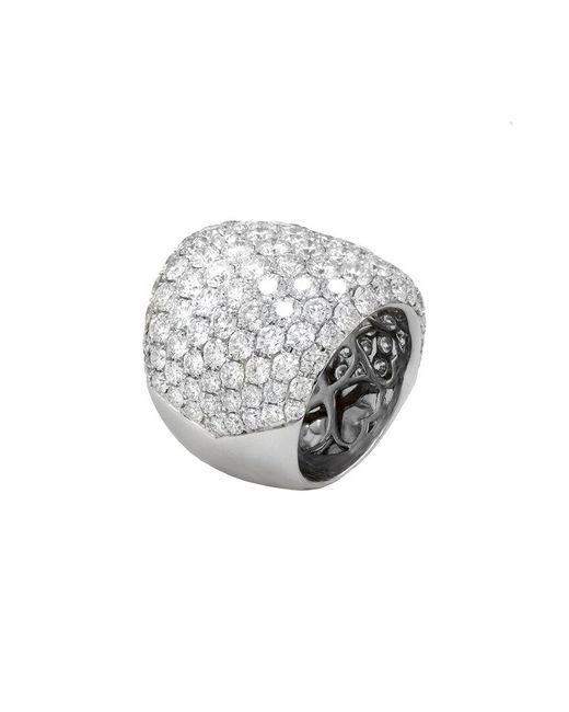 Diana M Gray Fine Jewelry 18K 9.00 Ct. Tw. Diamond Cigar Band Ring