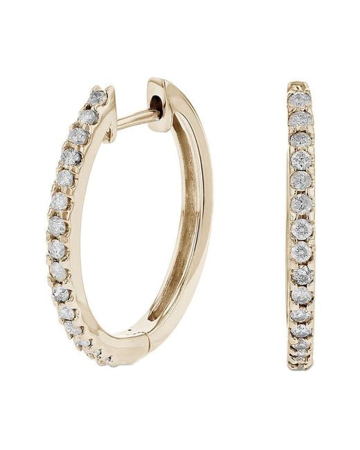 LEVARON White 14K 0.50 Ct. Tw. Diamond Earrings