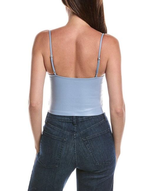 Commando Blue Commando Cami Crop Top