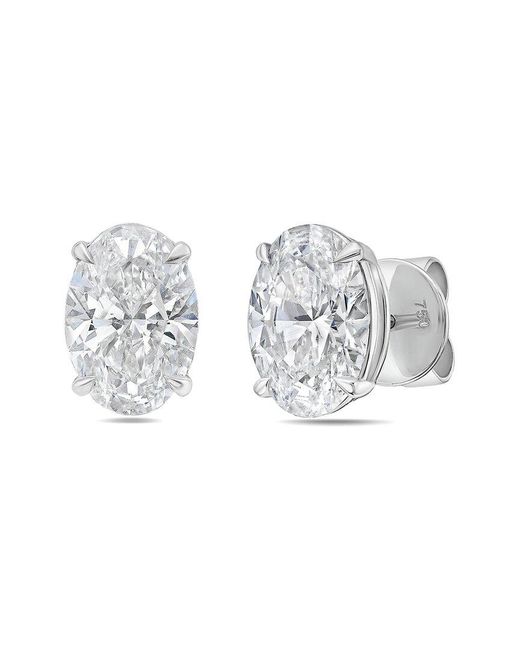 Diana M White Diana M. 14K 12.00 Ct. Tw. Lab-Grown Diamond Earrings