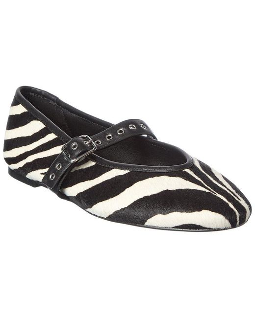 Madewell Black Remy Haircalf Mary Jane
