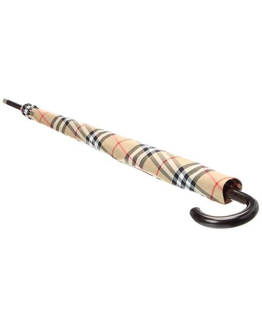 Burberry Metallic Check Umbrella