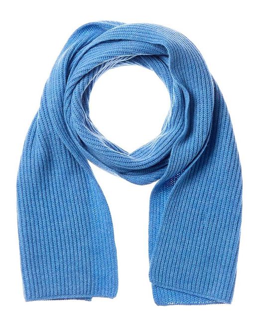 NAADAM Blue Collection Ribbed Wool & Cashmere-Blend Scarf
