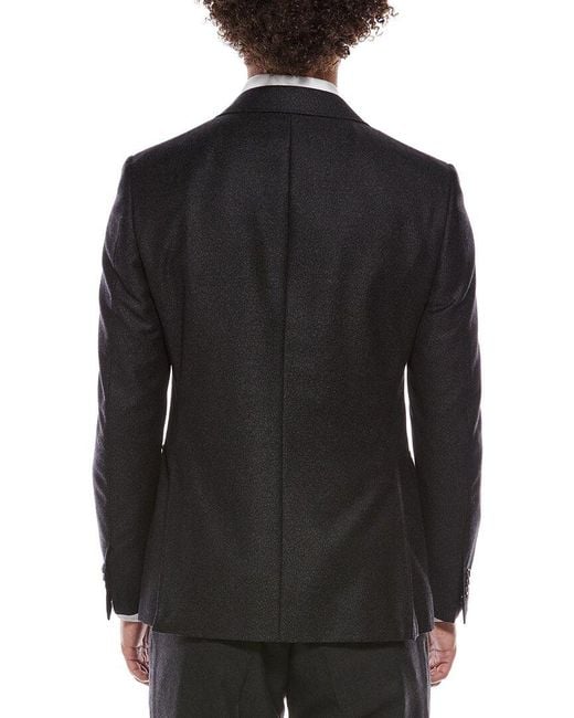Canali Black Wool Blazer for men