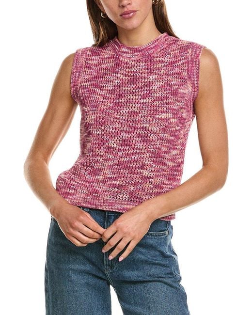 Missoni Red Knit Vest