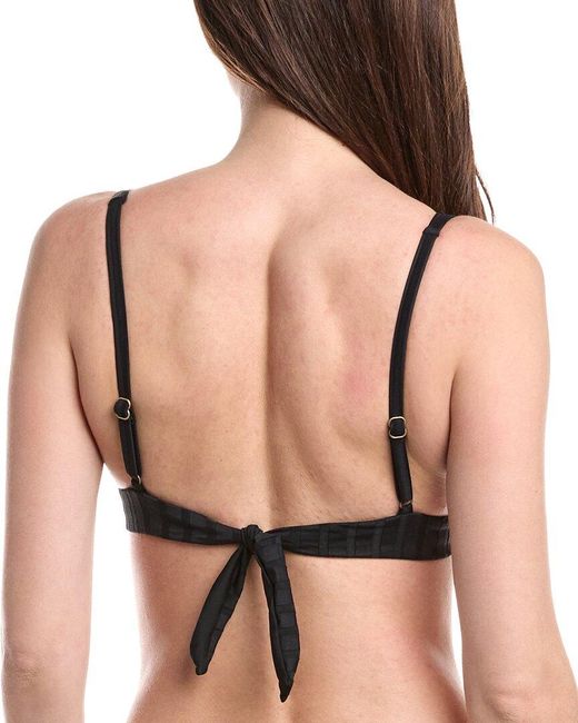 Vitamin A Black Rossi Halter Underwire Bikini Top