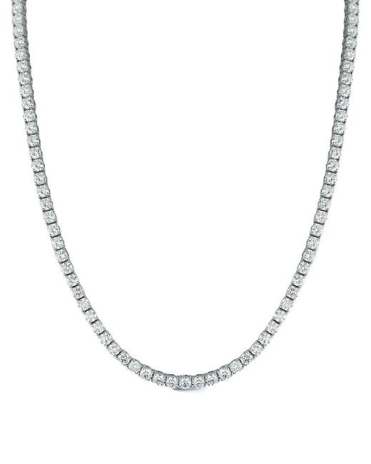 Lab Grown Diamonds Metallic 14K 14.00 Ct. Tw. Lab-Grown Diamond Necklace