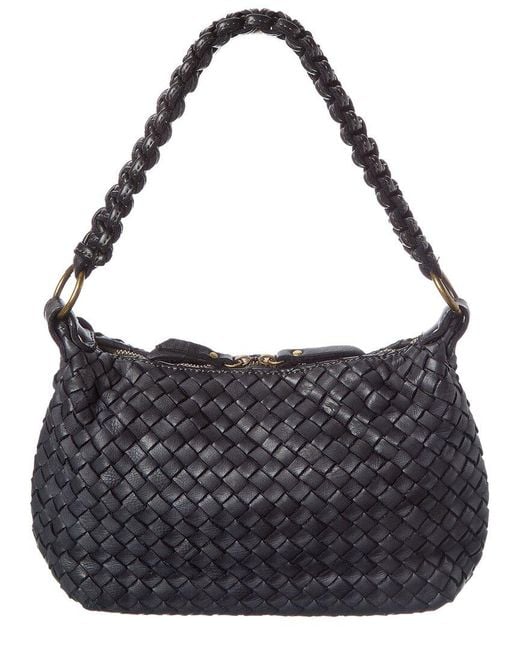 Isabella Rossetti Black Noemi Leather Handbag
