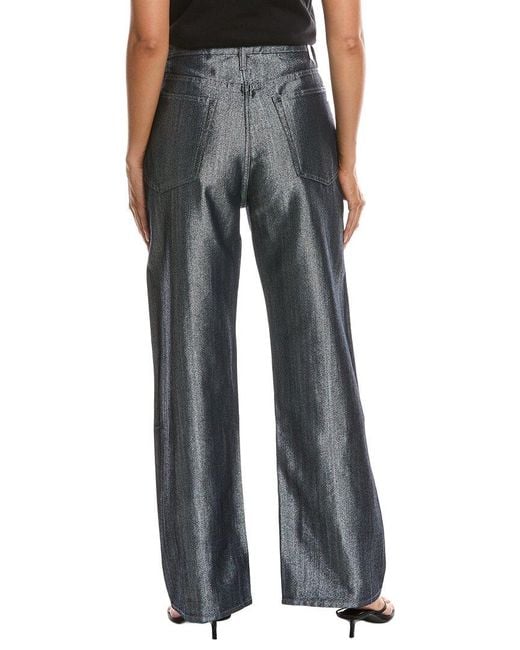 Rag & Bone Gray Logan Wide Leg Jean