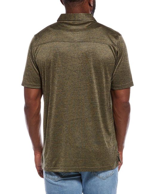 Oakley Green Aero Hydrolix Polo Shirt for men