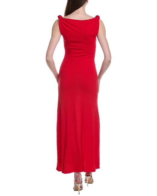 Line & Dot Red Willow Sweaterdress
