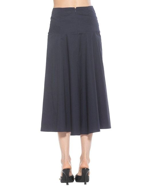 Alexia Admor Blue Hadley Skirt