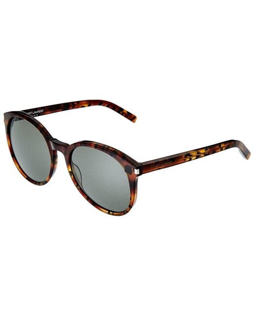 Saint Laurent Brown Classic6-30000165009 54mm Sunglasses
